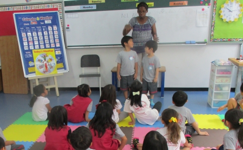 沖縄アミークスインターナショナルスクール園内画像